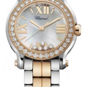 Chopard Happy Sport 278509-6005 Kello Valkoinen / Teräs