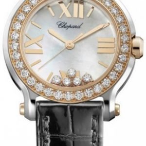 Chopard Happy Sport 278509-6006 Kello Valkoinen / Nahka