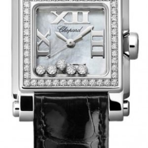 Chopard Happy Sport 278516-3003 Kello Valkoinen / Nahka