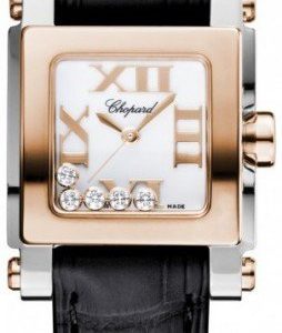 Chopard Happy Sport 278516-6001 Kello Valkoinen / Nahka