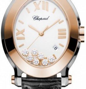 Chopard Happy Sport 278546-6001 Kello Valkoinen / Nahka