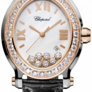 Chopard Happy Sport 278546-6002 Kello Valkoinen / Nahka