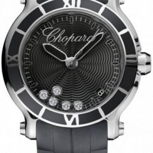 Chopard Happy Sport 278551-3002 Kello Musta / Kumi