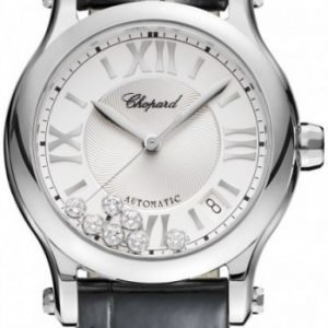 Chopard Happy Sport 278559-3001 Kello Hopea / Nahka