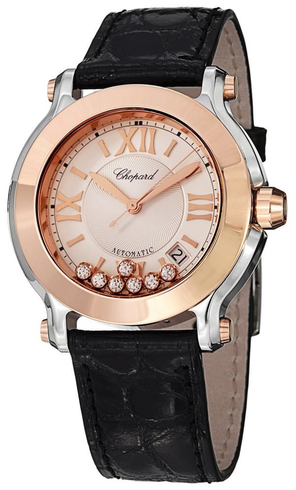 Chopard Happy Sport 278559-6001 Kello Hopea / Nahka