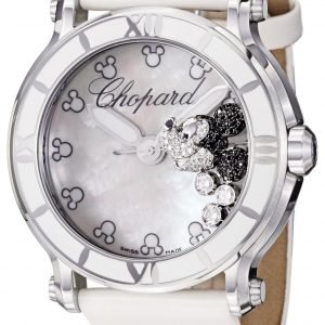 Chopard Happy Sport 288524-3004 Kello Valkoinen / Satiini