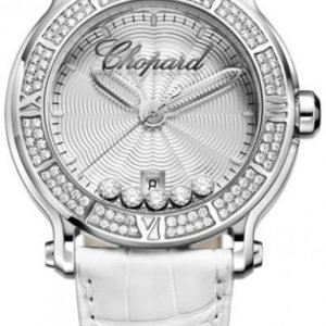 Chopard Happy Sport 288525-3003 Kello Hopea / Nahka