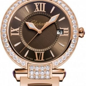 Chopard Imperiale 384221-5012 Kello Ruskea / 18k Punakultaa