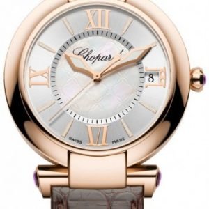 Chopard Imperiale 384241-5001 Kello Valkoinen / Nahka