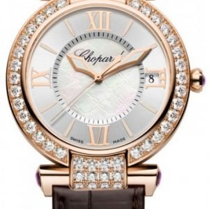 Chopard Imperiale 384241-5003 Kello Valkoinen / Nahka