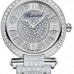 Chopard Imperiale 384280-1002 Kello Hopea / 18k Valkokultaa