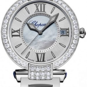 Chopard Imperiale 384822-1004 Kello Hopea / 18k Valkokultaa