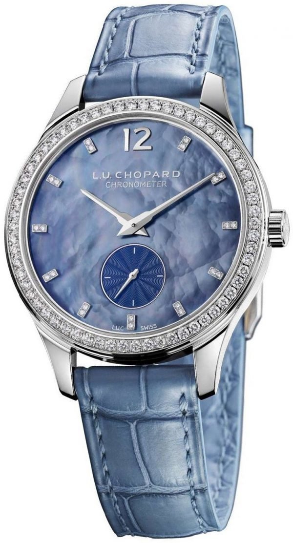 Chopard L.U.C 131968-1002 Kello Sininen / Nahka