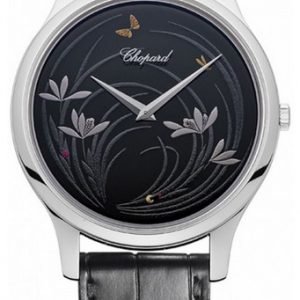 Chopard L.U.C 161902-1027 Kello Musta / Nahka