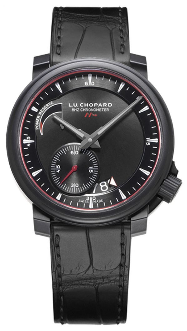 Chopard L.U.C 8hf Power Control 168575-9001 Kello Musta / Nahka