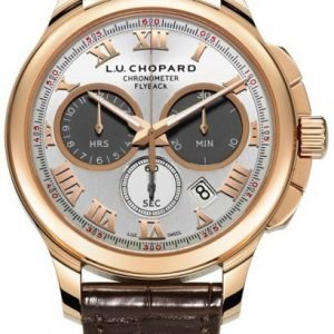 Chopard L.U.C Chrono One 161928-5001 Kello Hopea / Nahka