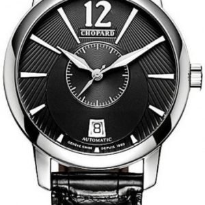 Chopard L.U.C Twin 161880-1001 Kello Musta / Nahka