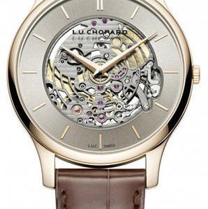 Chopard L.U.C Xp Skeletec 161936-5001 Kello Harmaa / Nahka