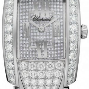 Chopard La Strada 419394-1207 Kello Hopea / 18k Valkokultaa