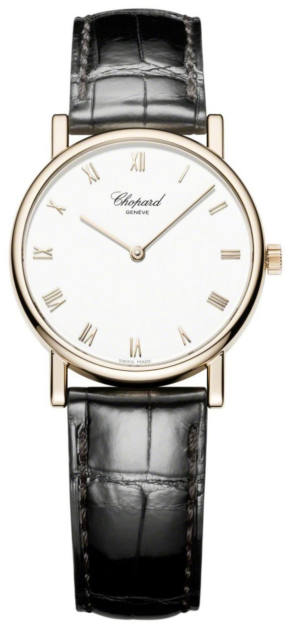 Chopard Les Grandes 163154-5201 Kello Valkoinen / Nahka