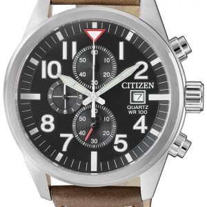 Citizen An3620-01h Kello Musta / Nahka