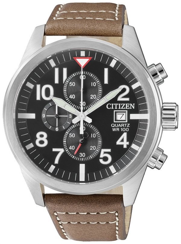 Citizen An3620-01h Kello Musta / Nahka