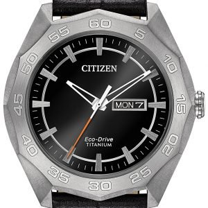 Citizen Aw0060-03e Kello Musta / Nahka