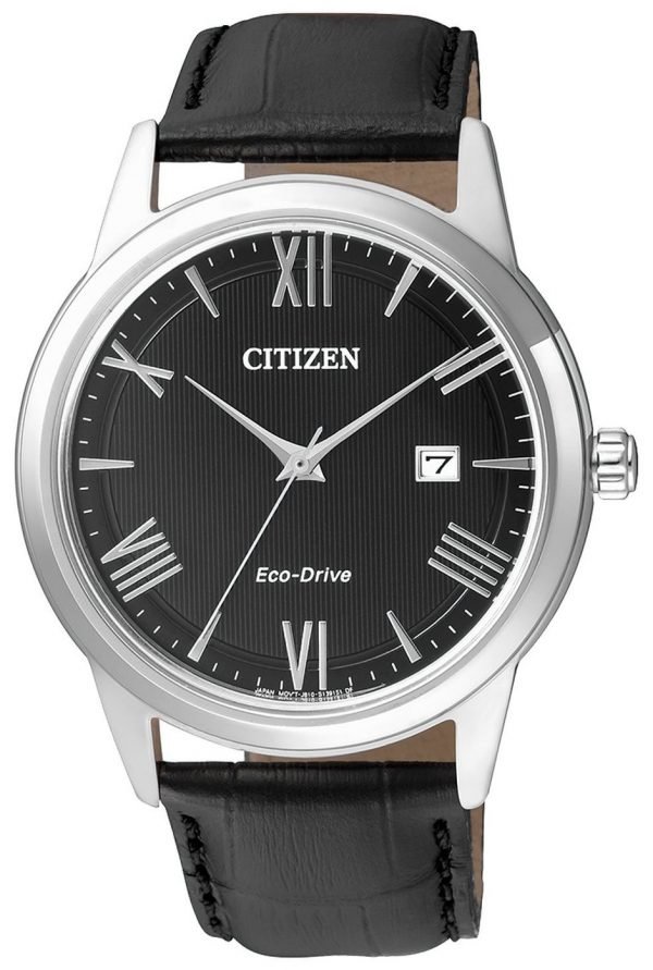 Citizen Aw1231-07e Kello Musta / Nahka