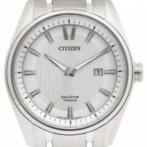 Citizen Aw1240-57a Kello Hopea / Titaani