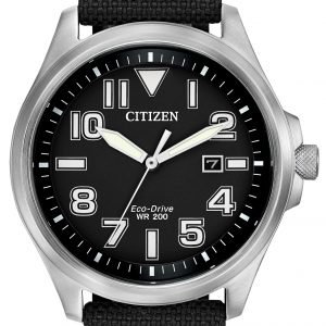 Citizen Aw1410-08e Kello Musta / Tekstiili