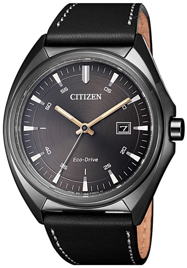 Citizen Aw1577-11h Kello Musta / Nahka