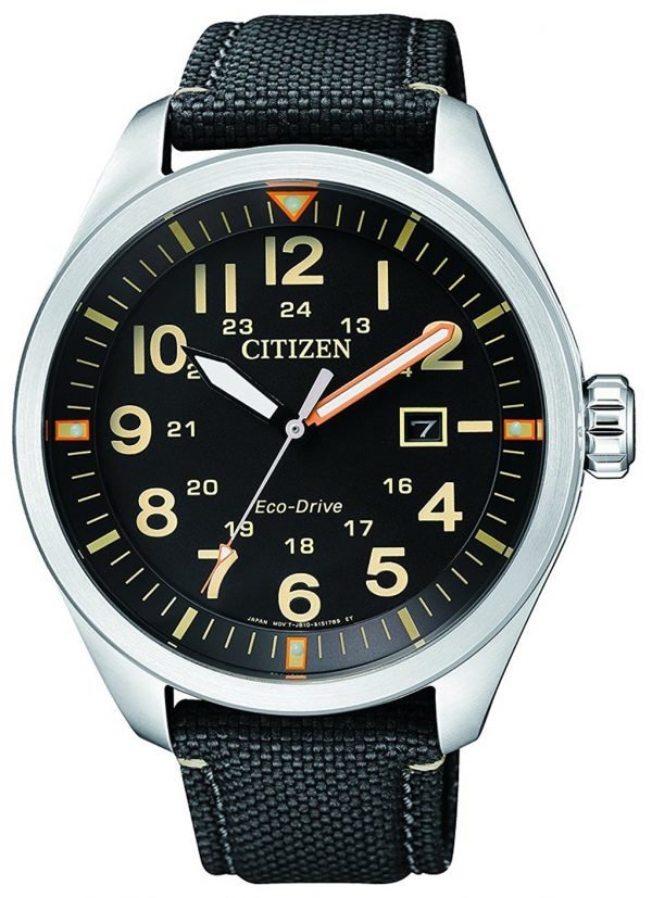 Citizen Aw5000-24e Kello Musta / Nahka