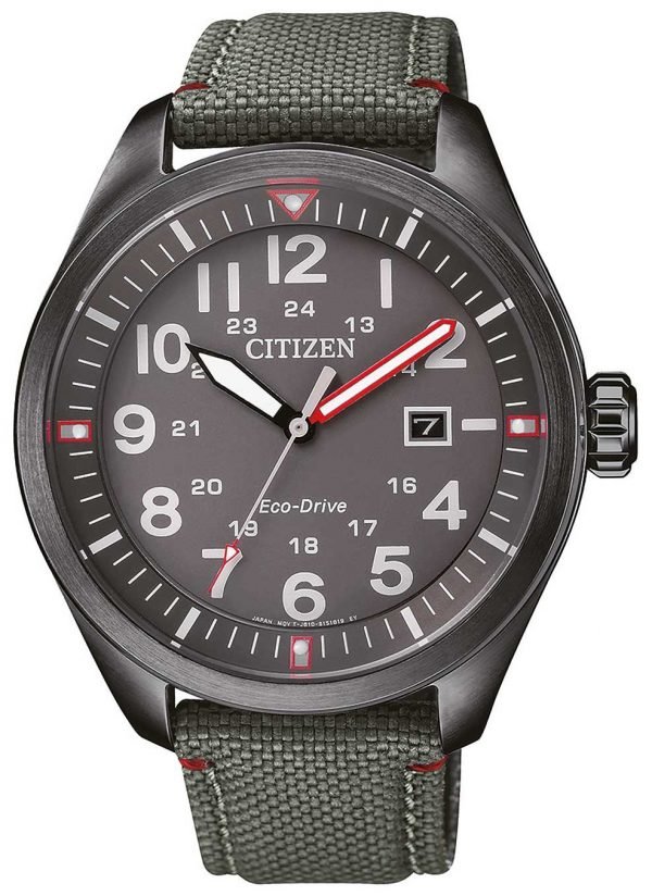 Citizen Aw5005-39h Kello Musta / Nahka