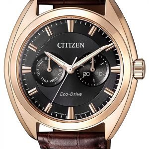 Citizen Bu4018-11h Kello Musta / Nahka