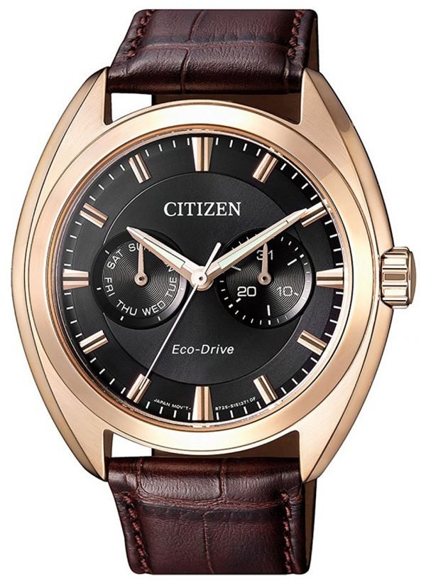 Citizen Bu4018-11h Kello Musta / Nahka