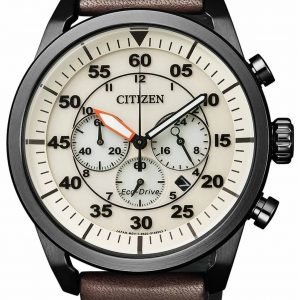 Citizen Ca4215-04w Kello Valkoinen / Nahka