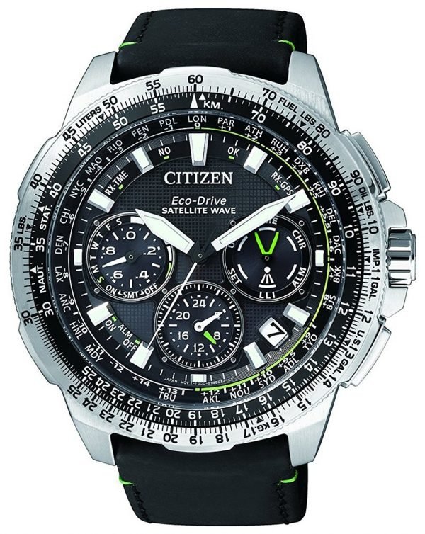 Citizen Cc9030-00e Kello Musta / Nahka