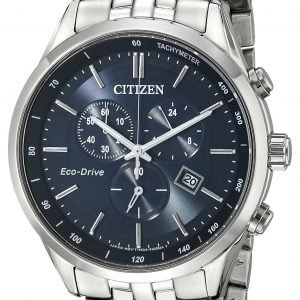 Citizen Chrono At2141-52l Kello Sininen / Teräs