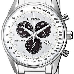 Citizen Chrono At2390-82a Kello Hopea / Teräs