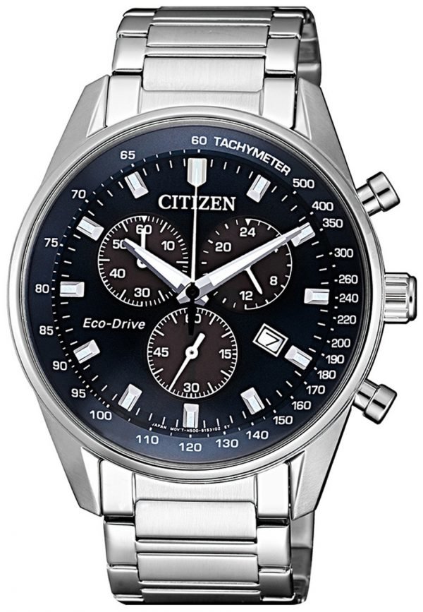 Citizen Chrono At2390-82l Kello Sininen / Teräs