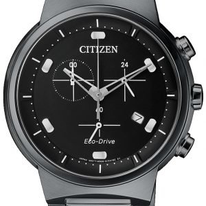 Citizen Chrono At2405-87e Kello Musta / Teräs