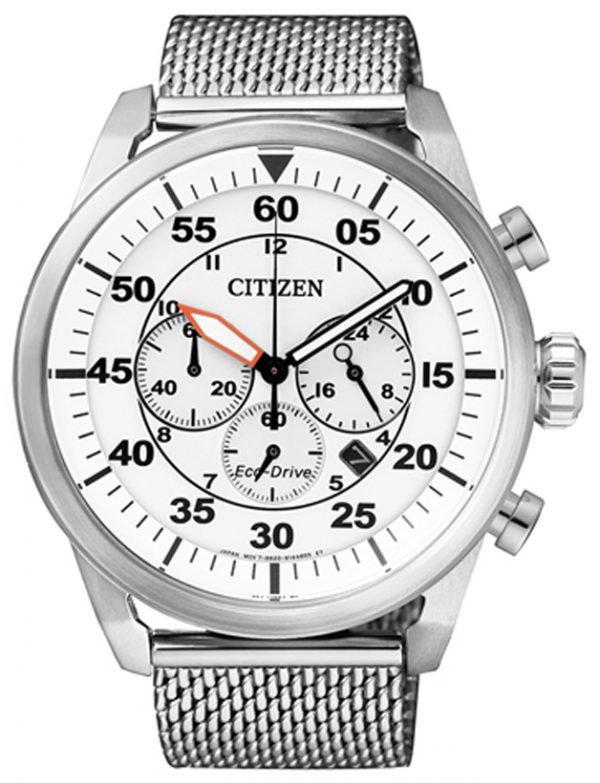 Citizen Chrono Ca4210-59a Kello Valkoinen / Teräs