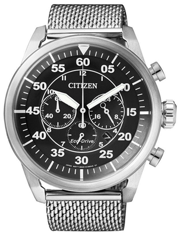 Citizen Chrono Ca4210-59e Kello Musta / Teräs - Kellokauppa24.fi