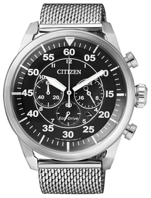 Citizen Chrono Ca4210-59e Kello Musta / Teräs