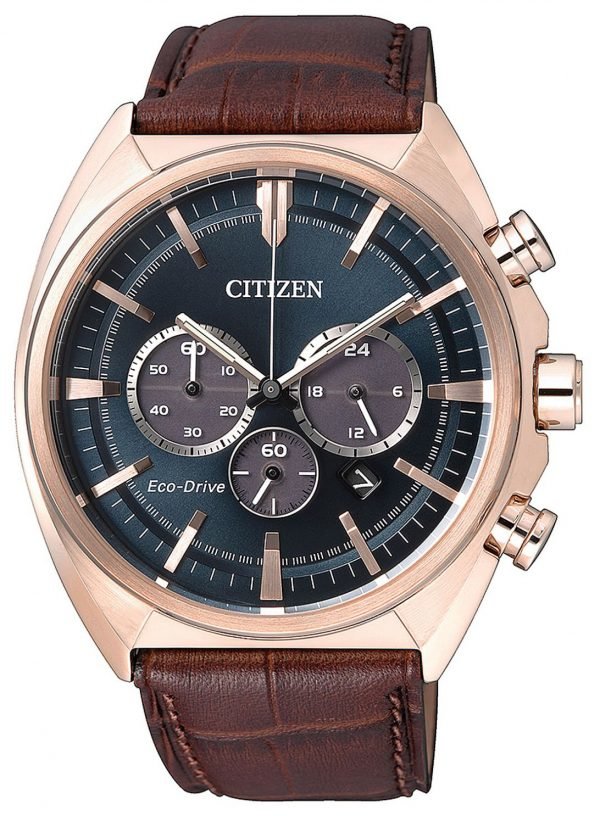 Citizen Chrono Ca4283-04l Kello Sininen / Nahka