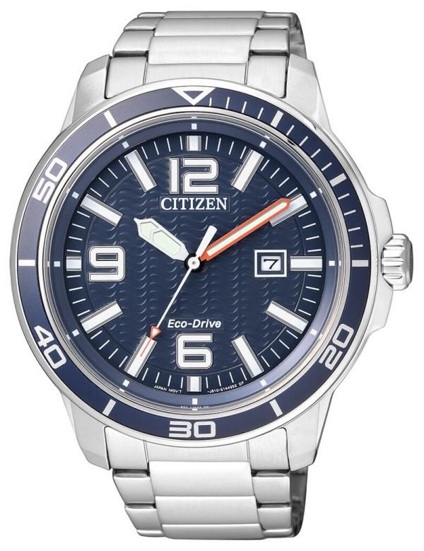 Citizen Dress Aw1520-51l Kello Sininen / Teräs