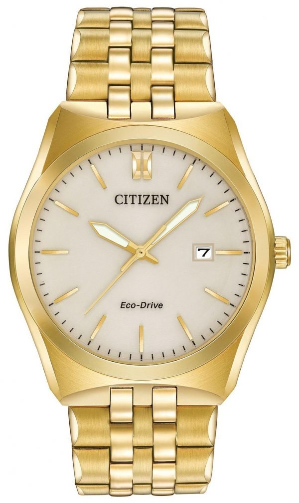 Citizen Dress Bm7332-53p Kello Beige / Kullansävytetty Teräs