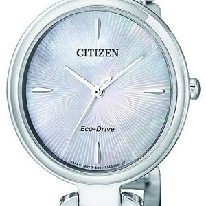 Citizen Dress Em0420-89d Kello Hopea / Teräs