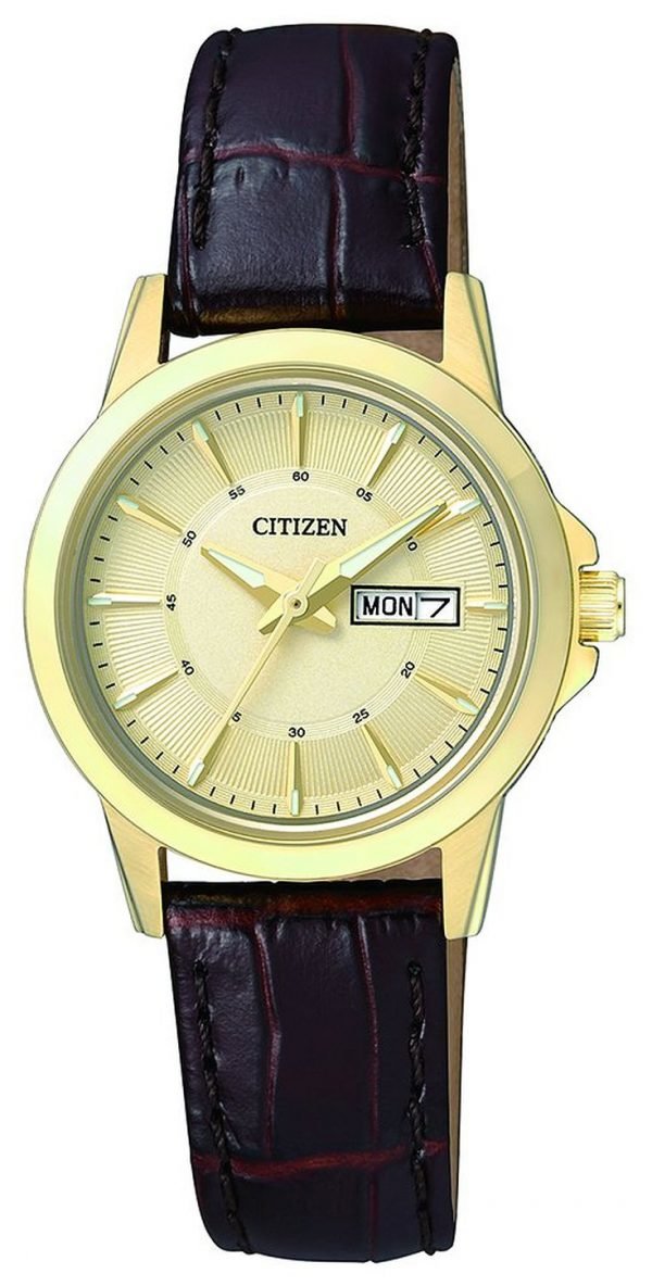 Citizen Dress Eq0603-08p Kello Kullattu / Nahka