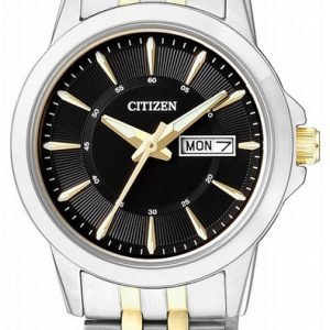 Citizen Dress Eq0608-55e Kello Musta / Kullansävytetty Teräs